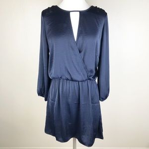 🌿New With Tags Silky Navy Dress Size L